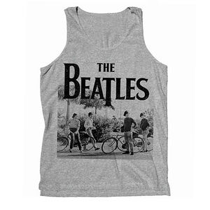 The Beatles Bicycles Logo classic rock Official Tank Top XL NWT